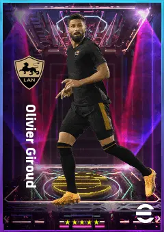 Olivier Giroud eFootball 2026 player card, 82 OVR CF