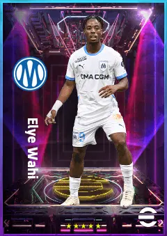 Elye Wahi eFootball 2026 player card, 81 OVR CF