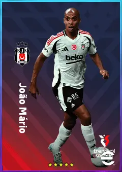 João Mário eFootball 2026 player card, 80 OVR AMF