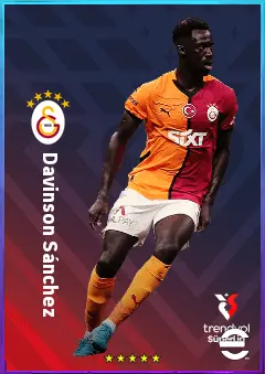 Davinson Sánchez eFootball 2026 player card, 80 OVR CB