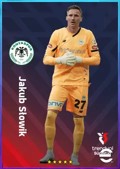 Jakub Słowik eFootball 2026 player card, 78 OVR GK