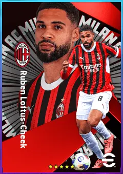 Ruben Loftus-Cheek eFootball 2026 player card, 81 OVR CMF