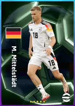 M. Mittelstädt eFootball 2026 player card, 81 OVR LB