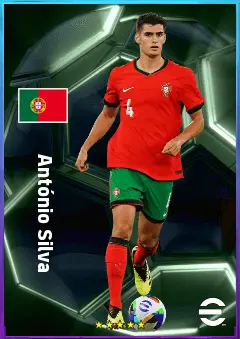 António Silva eFootball 2026 player card, 82 OVR CB