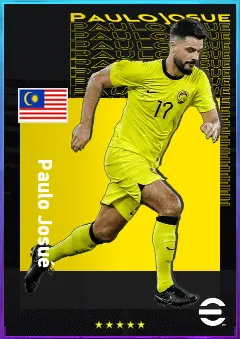 Paulo Josué eFootball 2026 player card, 74 OVR AMF