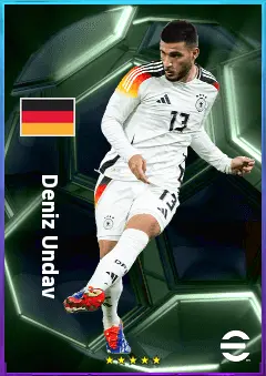 Deniz Undav eFootball 2026 player card, 80 OVR CF