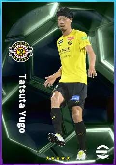 Tatsuta Yugo eFootball 2026 player card, 76 OVR CB