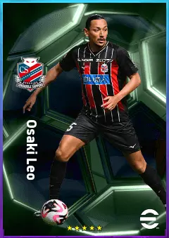 Osaki Leo eFootball 2026 player card, 76 OVR DMF