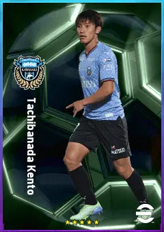 Tachibanada Kento eFootball 2026 player card, 77 OVR CMF