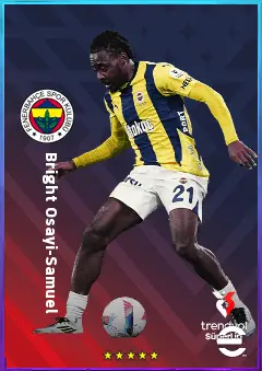Bright Osayi-Samuel eFootball 2026 player card, 79 OVR RB