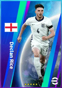 Declan Rice eFootball 2026 player card, 84 OVR DMF