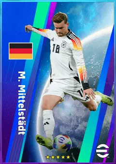 M. Mittelstädt eFootball 2026 player card, 82 OVR LB