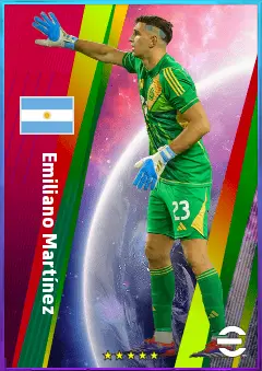 Emiliano Martínez eFootball 2026 player card, 84 OVR GK