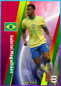 Gabriel Magalhães eFootball 2026 player card, 85 OVR CB