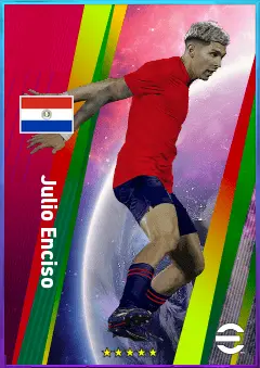 Julio Enciso eFootball 2026 player card, 80 OVR SS