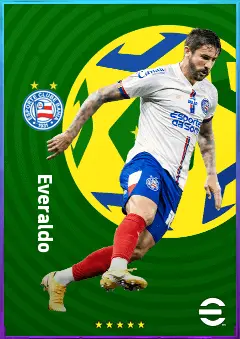 Everaldo eFootball 2026 player card, 79 OVR CF