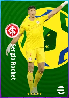Sergio Rochet eFootball 2026 player card, 80 OVR GK