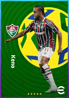 Keno eFootball 2026 player card, 80 OVR LWF