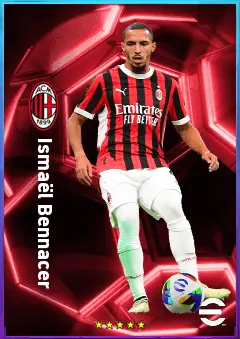 Ismaël Bennacer eFootball 2026 player card, 82 OVR DMF
