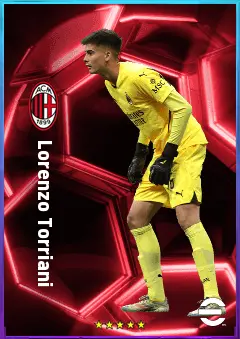 Lorenzo Torriani eFootball 2026 player card, 74 OVR GK