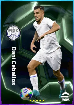 Dani Ceballos eFootball 2026 player card, 80 OVR CMF