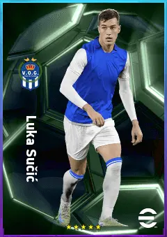 Luka Sučić eFootball 2026 player card, 80 OVR CMF