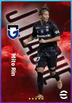 Mito Rin eFootball 2026 player card, 69 OVR CMF