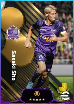 Sasaki Sho eFootball 2026 player card, 79 OVR CB