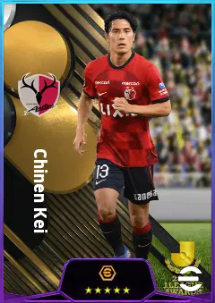Chinen Kei eFootball 2026 player card, 76 OVR DMF