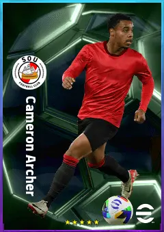 Cameron Archer eFootball 2026 player card, 80 OVR CF