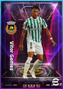 Vitor Gomes eFootball 2026 player card, 76 OVR DMF