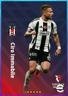 Ciro Immobile eFootball 2026 player card, 81 OVR CF