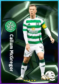 Callum McGregor eFootball 2026 player card, 80 OVR DMF
