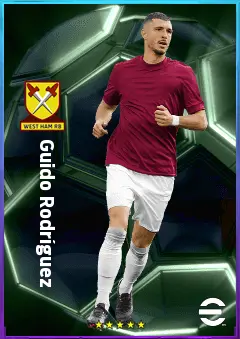 Guido Rodríguez eFootball 2026 player card, 82 OVR DMF