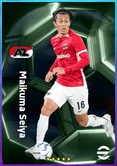 Maikuma Seiya eFootball 2026 player card, 78 OVR RB