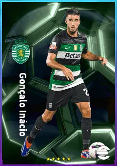 Gonçalo Inácio eFootball 2026 player card, 81 OVR CB