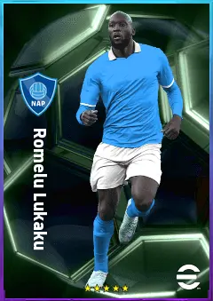 Romelu Lukaku eFootball 2026 player card, 82 OVR CF