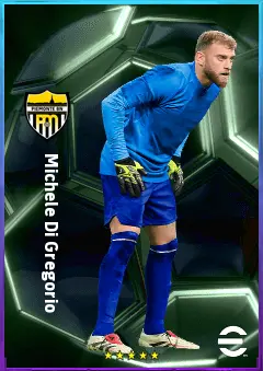 Michele Di Gregorio eFootball 2026 player card, 83 OVR GK