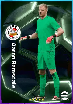 Aaron Ramsdale eFootball 2026 player card, 83 OVR GK