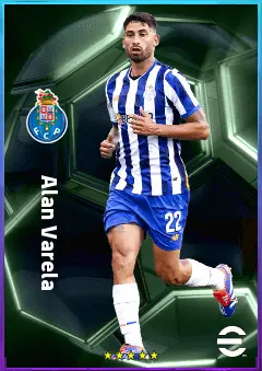 Alan Varela eFootball 2026 player card, 81 OVR DMF