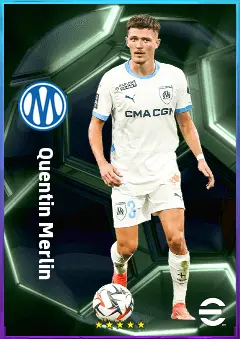 Quentin Merlin eFootball 2026 player card, 80 OVR LB
