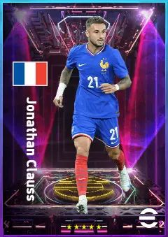 Jonathan Clauss eFootball 2026 player card, 80 OVR RB