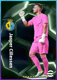 Jasper Cillessen eFootball 2026 player card, 80 OVR GK