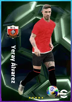 Yeray Álvarez eFootball 2026 player card, 81 OVR CB