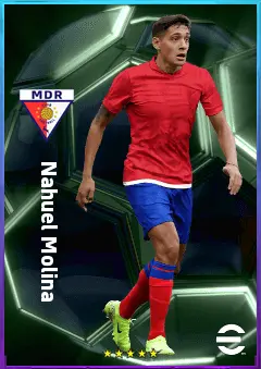 Nahuel Molina eFootball 2026 player card, 82 OVR RB