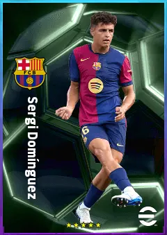 Sergi Domínguez eFootball 2026 player card, 78 OVR CB