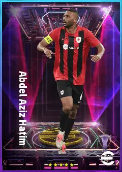 Abdel Aziz Hatim eFootball 2026 player card, 76 OVR CMF