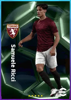 Samuele Ricci eFootball 2026 player card, 82 OVR DMF
