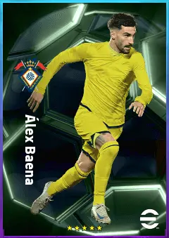 Álex Baena eFootball 2026 player card, 83 OVR LMF