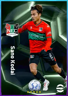 Sano Kodai eFootball 2026 player card, 78 OVR LMF